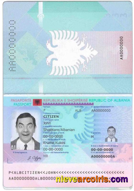 Albania passport